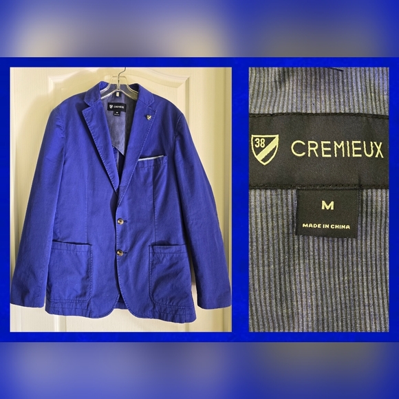 EUC Daniel Cremieux Royal Blue Men's Blazer Size M